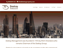Tablet Screenshot of deekayproperty.com